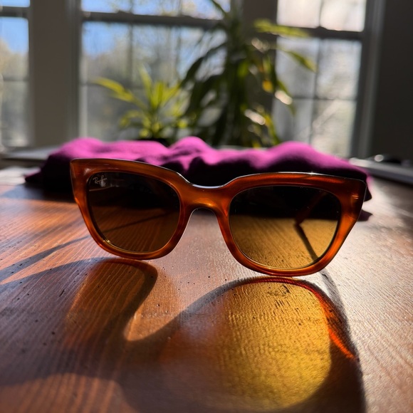 Ray-Ban Tortoise Sunglasses - Picture 3 of 5